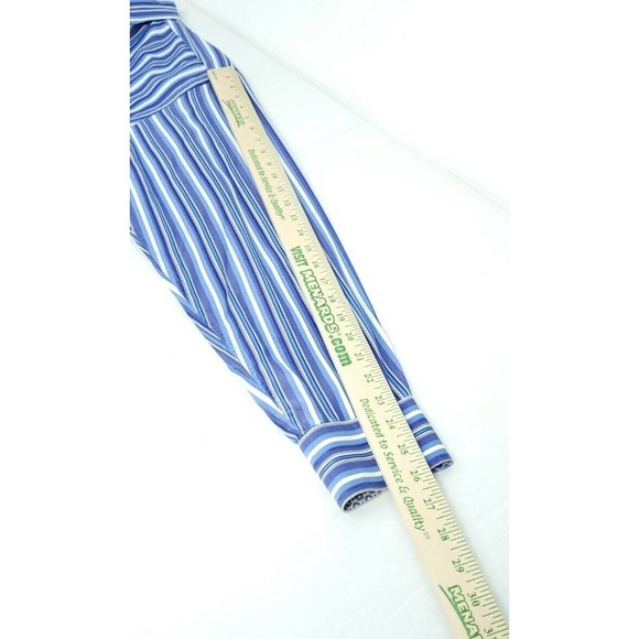 Bugatchi Men Multi Stripe Flip Cuff Button L/S XL - Picture 10 of 10